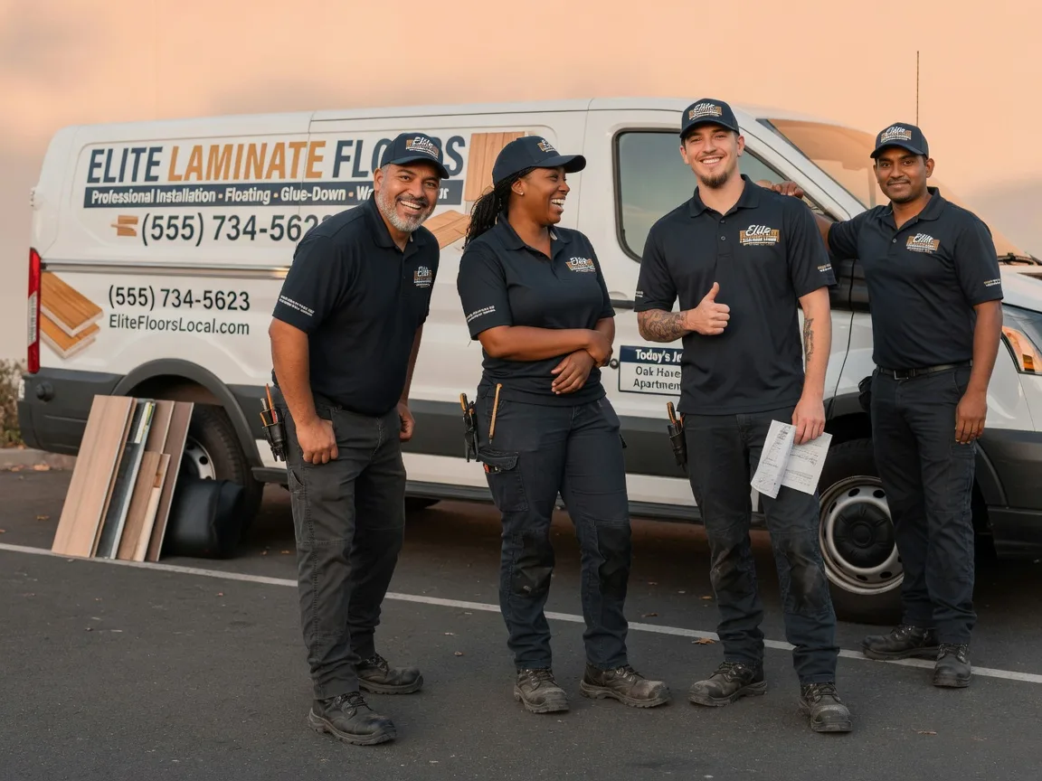 Laminate flooring installation company in Rockford, OH